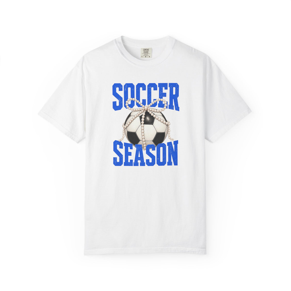 Soccer Season T‑Shirt — Vintage Soccer Ball Graphic - Comfort Colors Tee