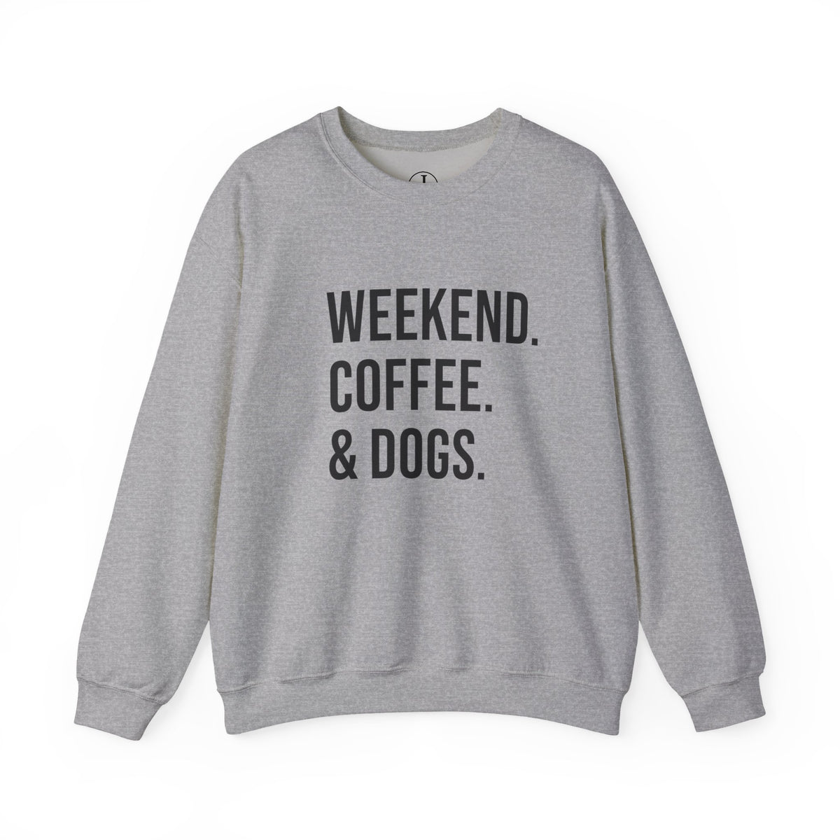 Weekend Coffee & Dogs Sweatshirt | Dog Mom Crewneck | Pet Lover Gift