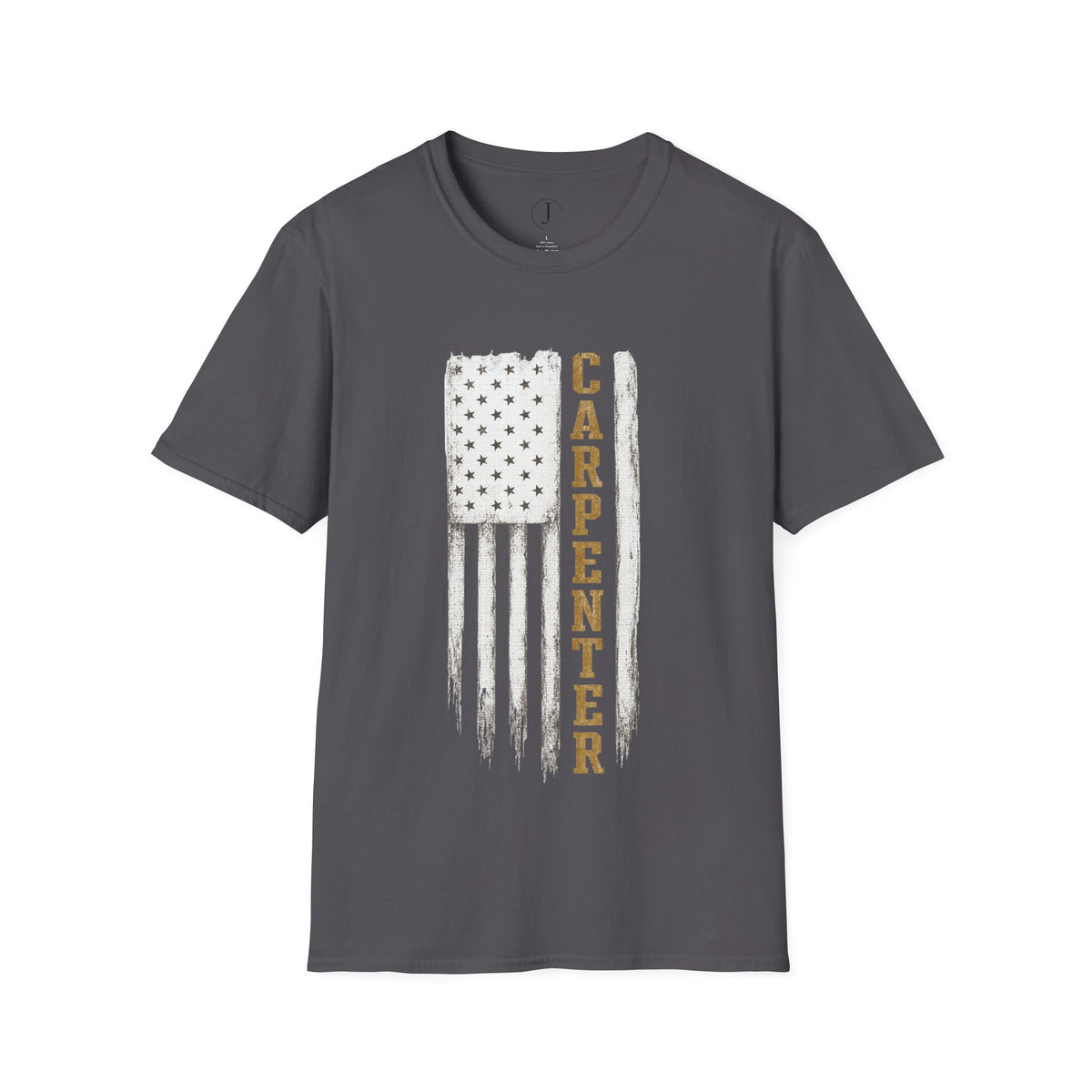 Carpenter American Flag T-Shirt – Patriotic Woodworker & Construction Tee