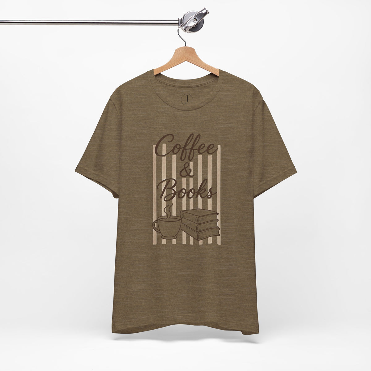 Coffee & Books T-Shirt – Cozy Book Lover Reading Tee