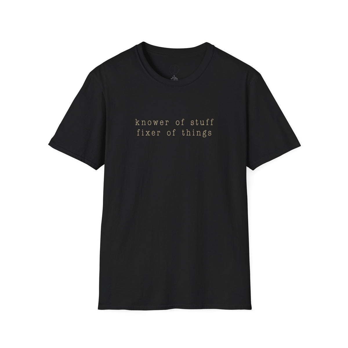 Knower of Stuff Fixer of Things T-Shirt – Funny Handyman & Dad Gift
