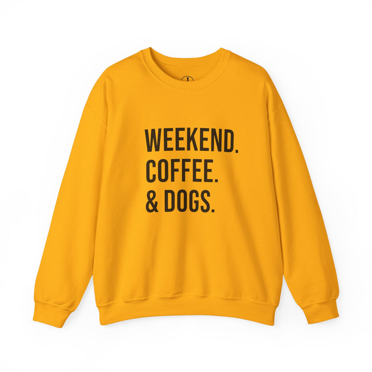 Weekend Coffee & Dogs Sweatshirt | Dog Mom Crewneck | Pet Lover Gift