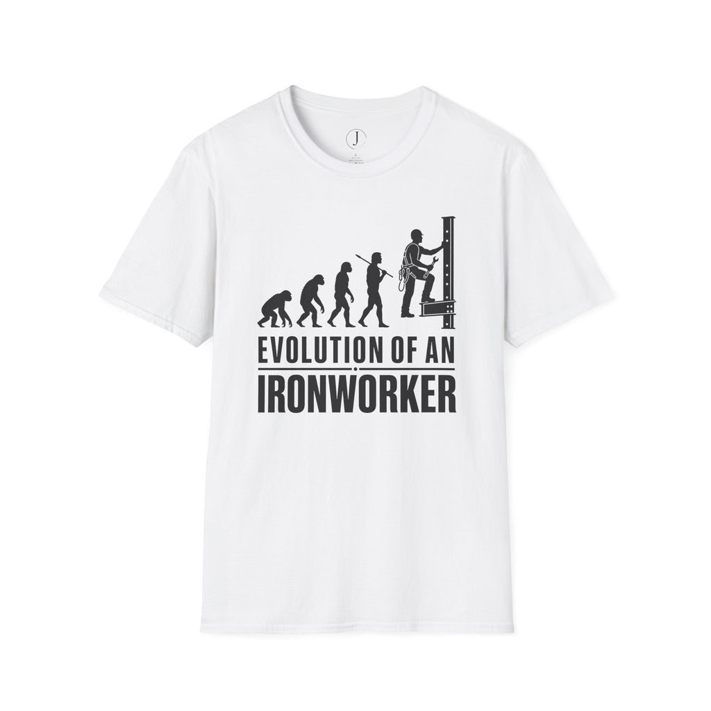 Evolution of an Ironworker T-Shirt – Funny Ironworker & Construction Worker Gift