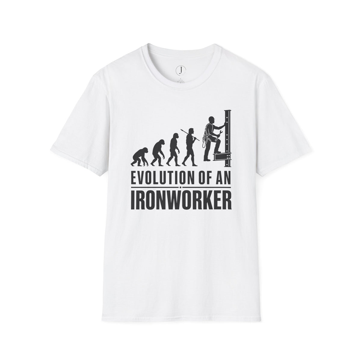 Evolution of an Ironworker T-Shirt – Funny Ironworker & Construction Worker Gift