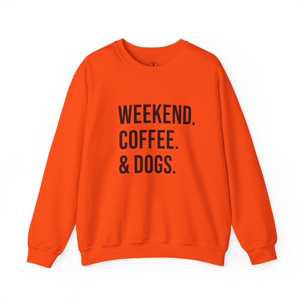 Weekend Coffee & Dogs Sweatshirt | Dog Mom Crewneck | Pet Lover Gift