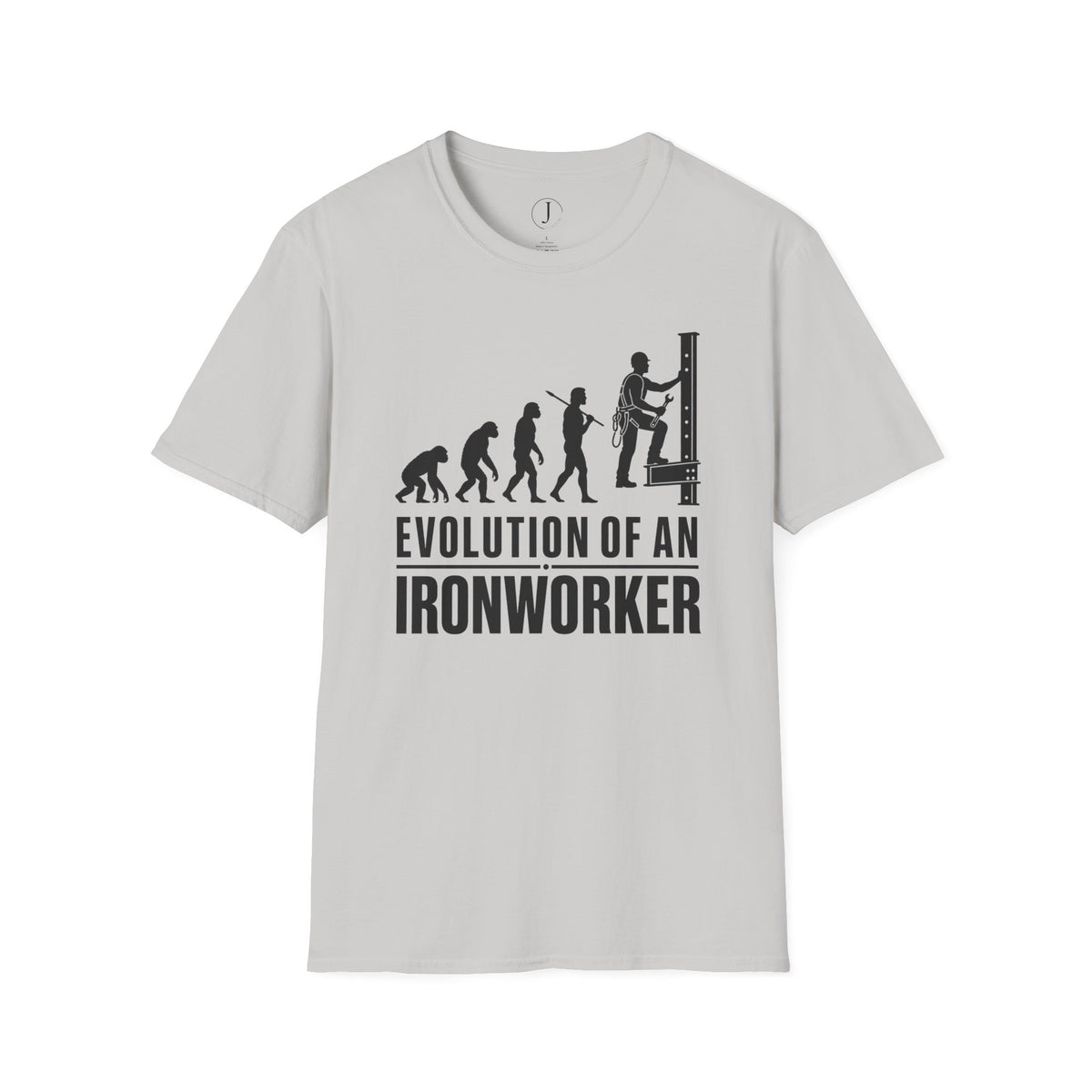 Evolution of an Ironworker T-Shirt – Funny Ironworker & Construction Worker Gift