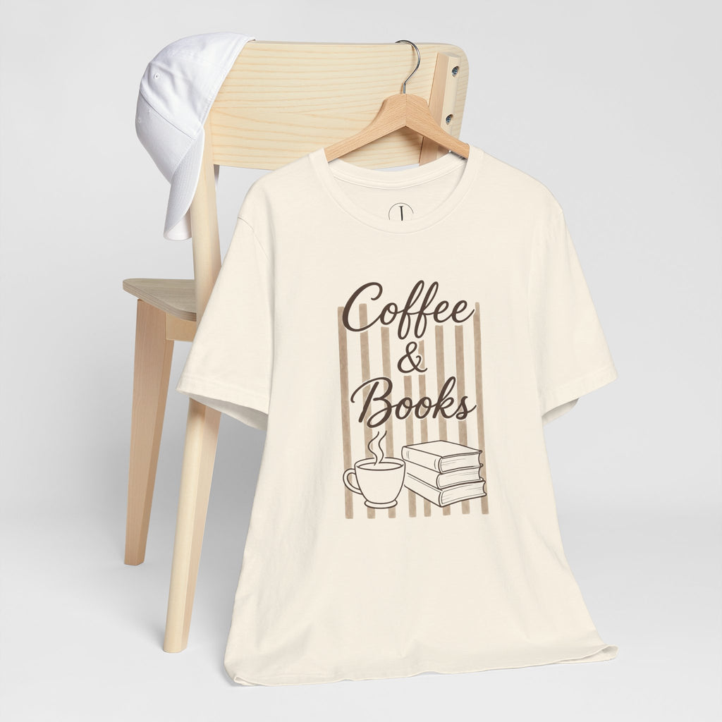 Coffee & Books T-Shirt – Cozy Book Lover Reading Tee