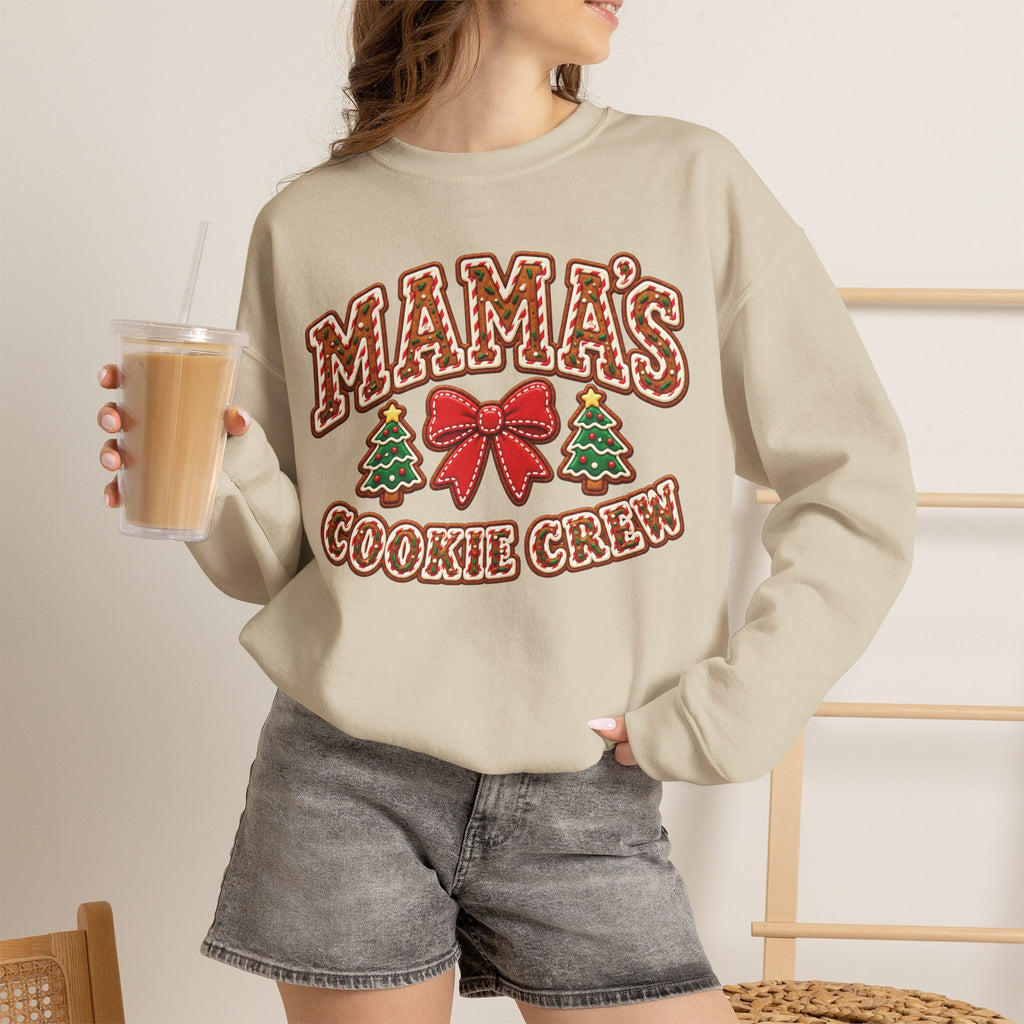 Mama's Cookie Crew Sweatshirt — Christmas Baking Family Tee