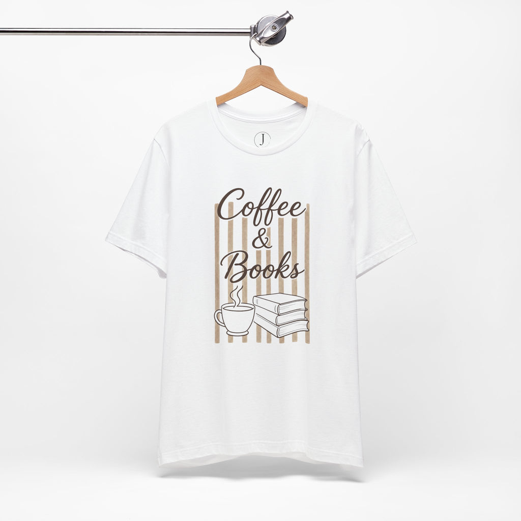 Coffee & Books T-Shirt – Cozy Book Lover Reading Tee