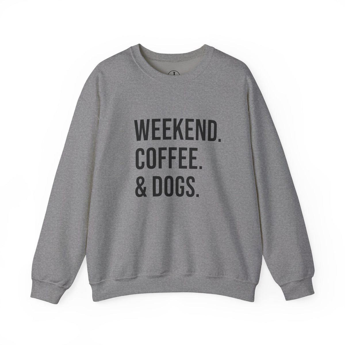 Weekend Coffee & Dogs Sweatshirt | Dog Mom Crewneck | Pet Lover Gift