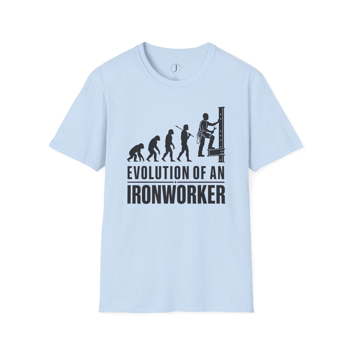Evolution of an Ironworker T-Shirt – Funny Ironworker & Construction Worker Gift