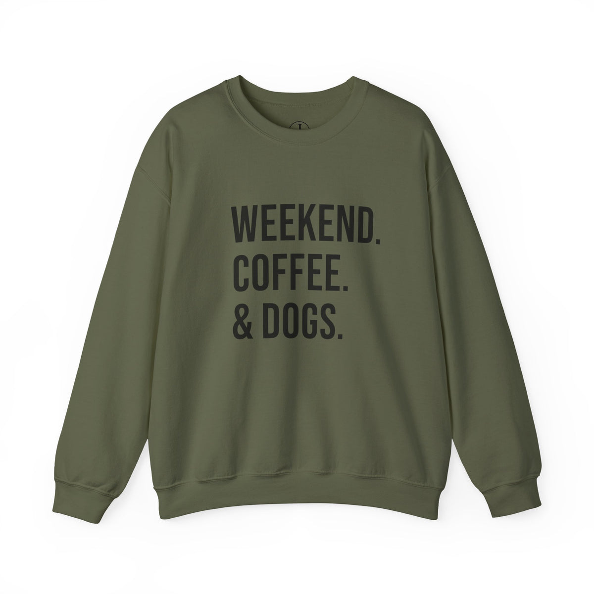 Weekend Coffee & Dogs Sweatshirt | Dog Mom Crewneck | Pet Lover Gift