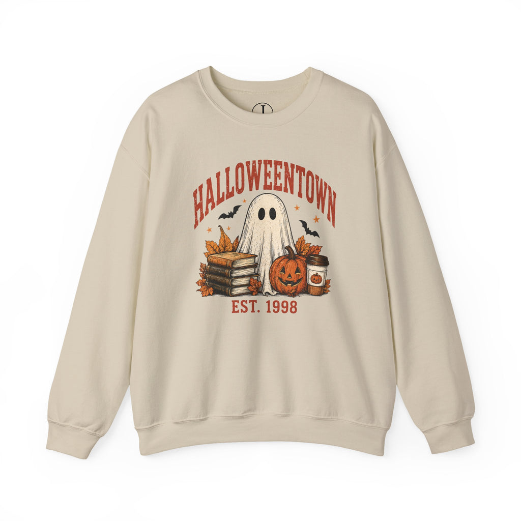 Halloweentown Crewneck Sweatshirt — Cute Ghost Pumpkin Fall Graphic