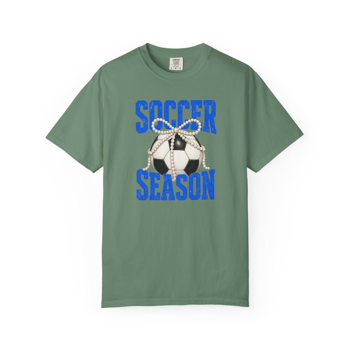 Soccer Season T‑Shirt — Vintage Soccer Ball Graphic - Comfort Colors Tee