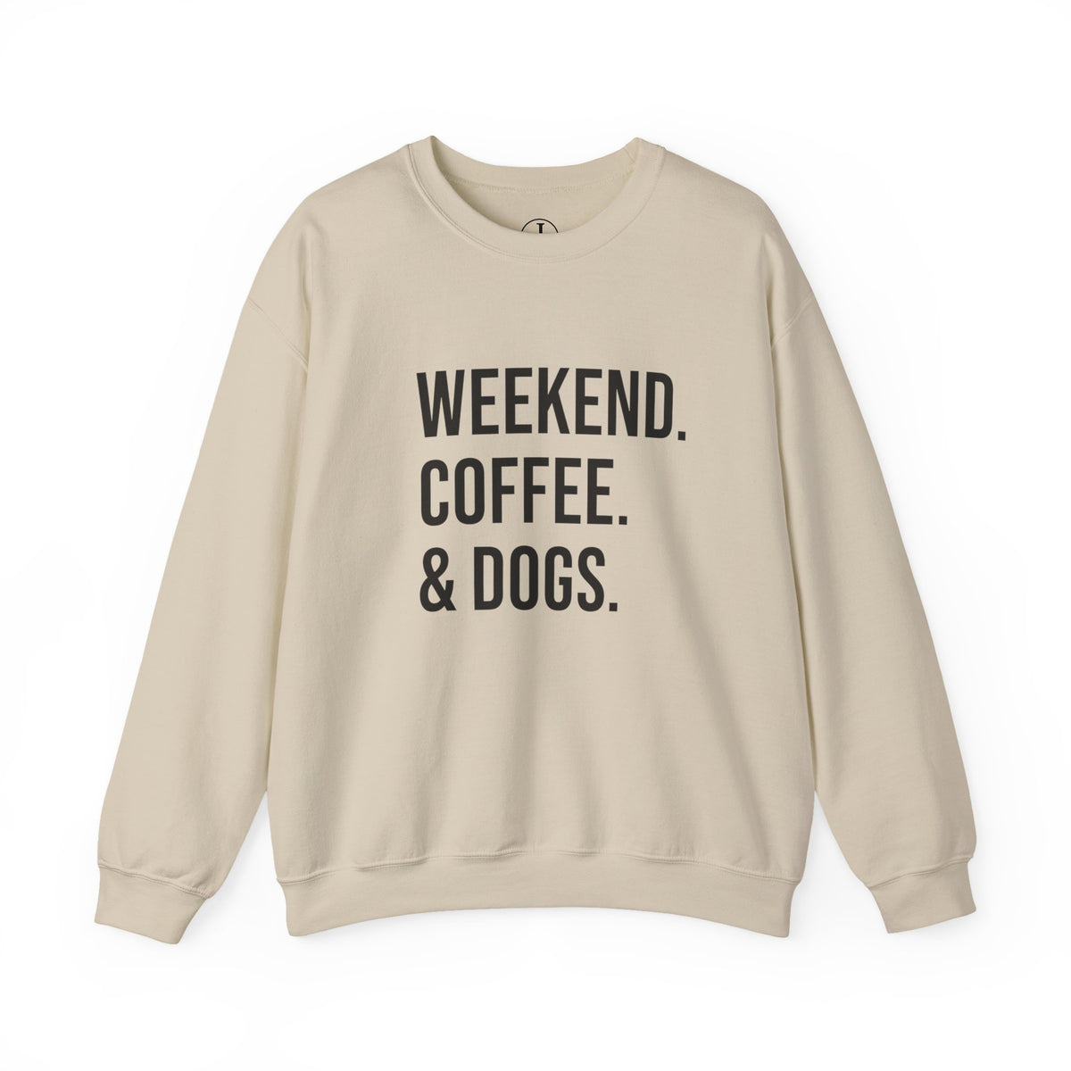 Weekend Coffee & Dogs Sweatshirt | Dog Mom Crewneck | Pet Lover Gift