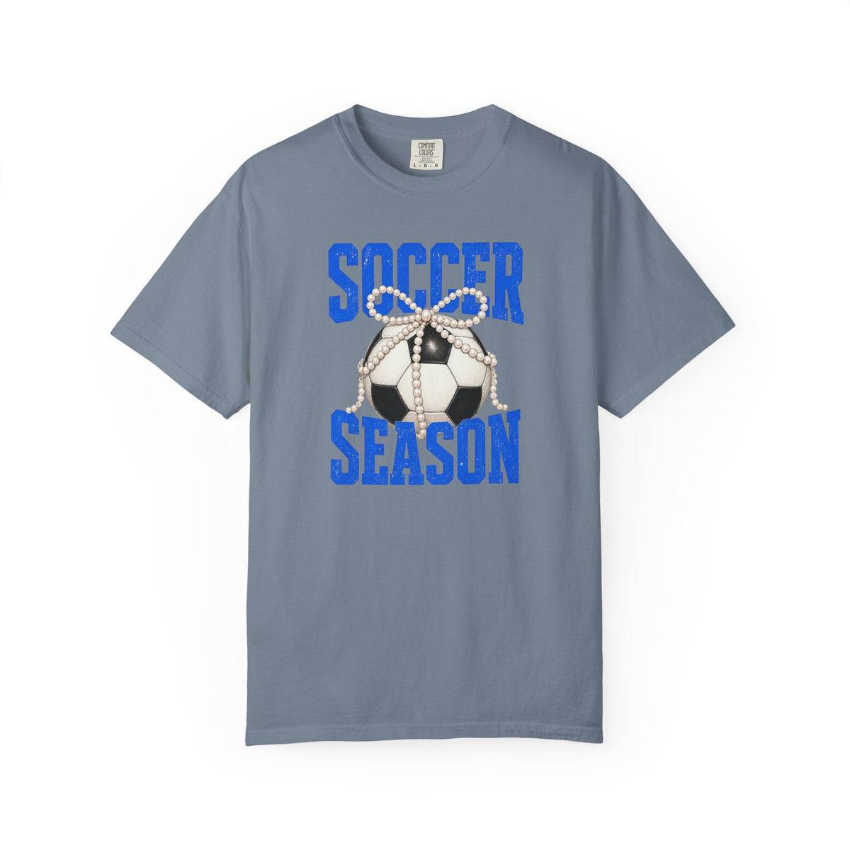 Soccer Season T‑Shirt — Vintage Soccer Ball Graphic - Comfort Colors Tee