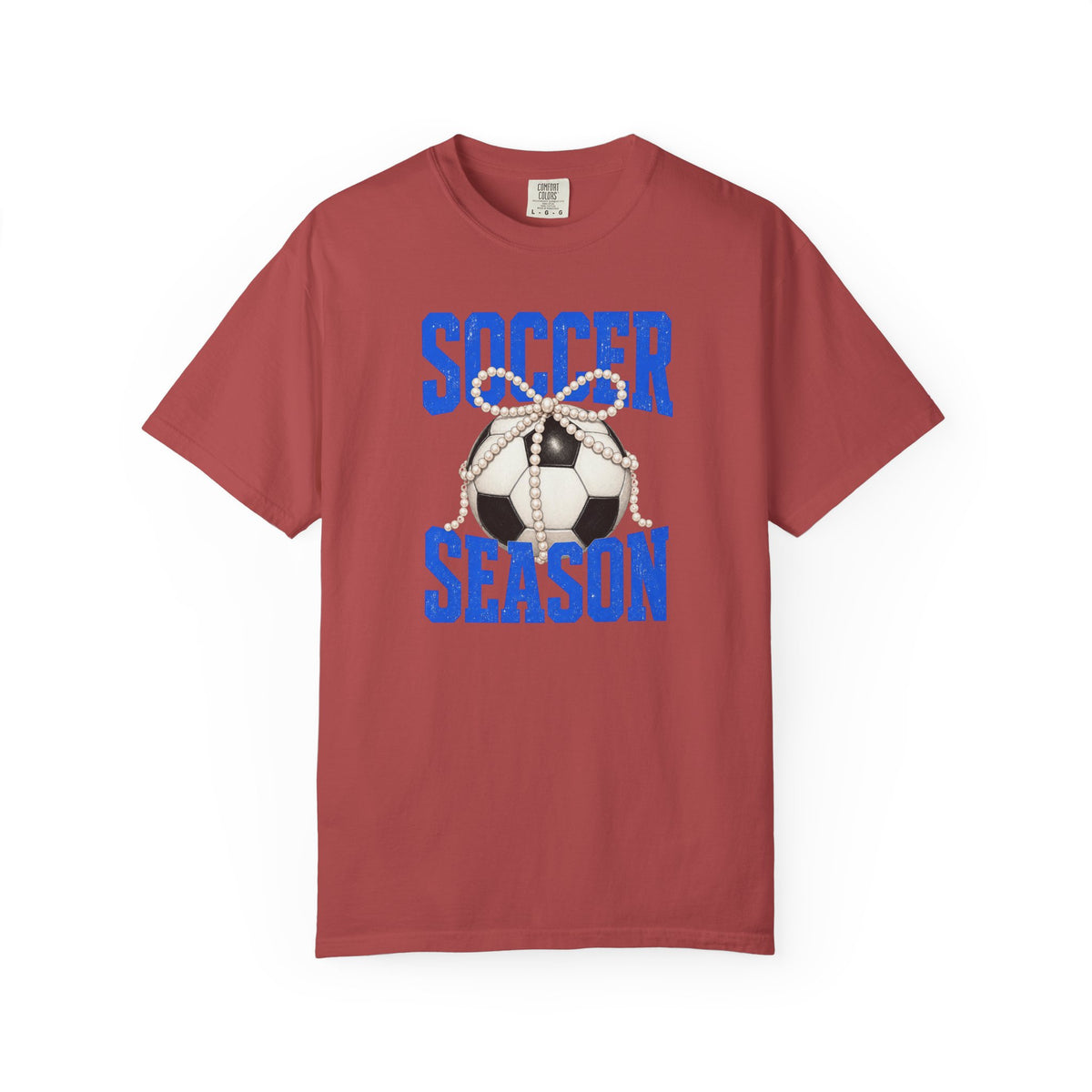 Soccer Season T‑Shirt — Vintage Soccer Ball Graphic - Comfort Colors Tee
