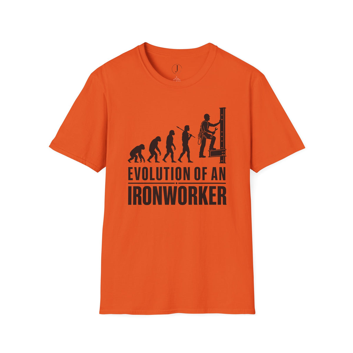 Evolution of an Ironworker T-Shirt – Funny Ironworker & Construction Worker Gift