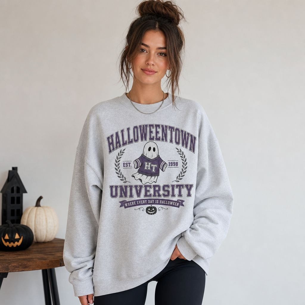 Halloween Sweatshirt – Vintage Spooky University Crewneck