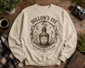 Hollow's Eve Apothecary Sweatshirt — Vintage Potion Bottle Graphic