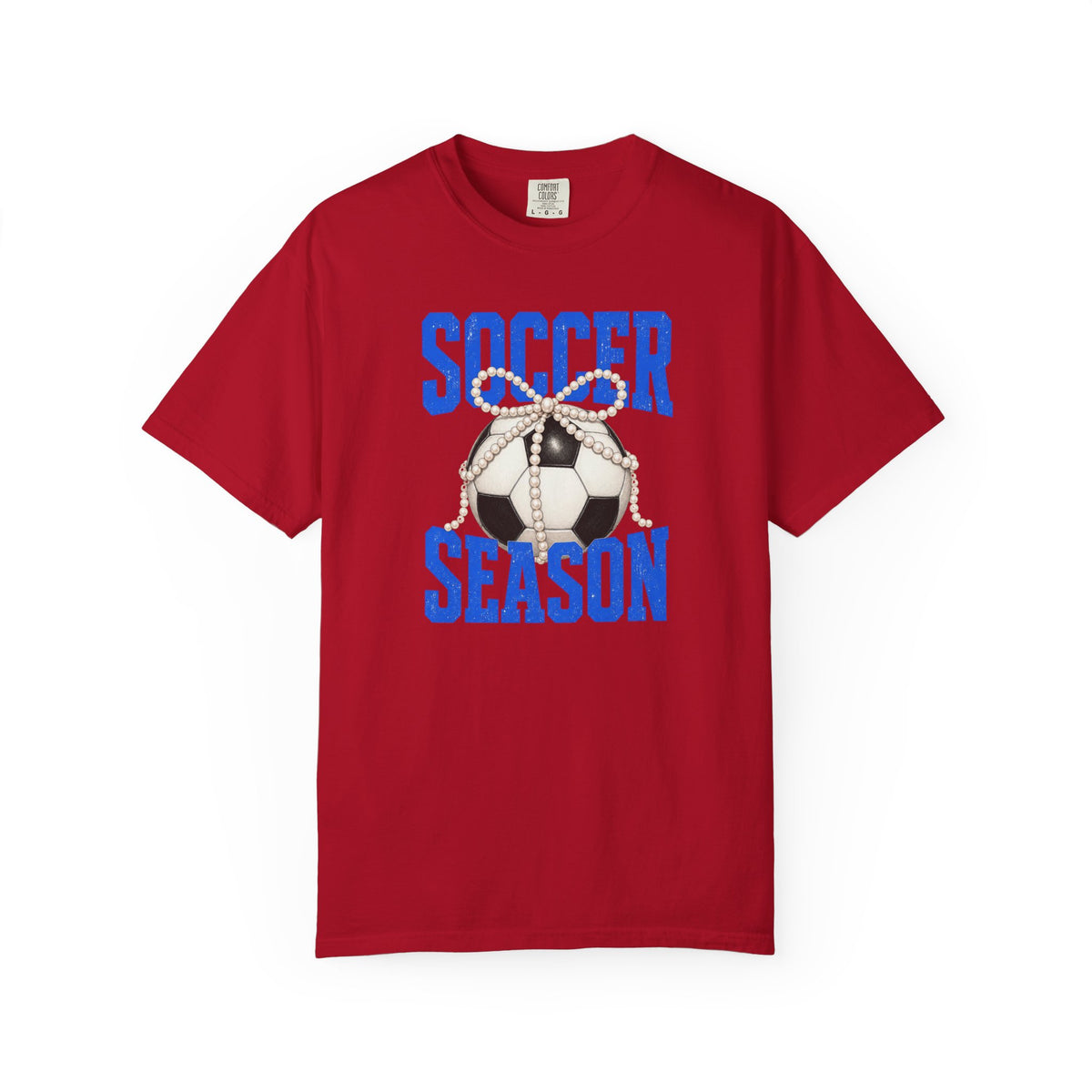 Soccer Season T‑Shirt — Vintage Soccer Ball Graphic - Comfort Colors Tee