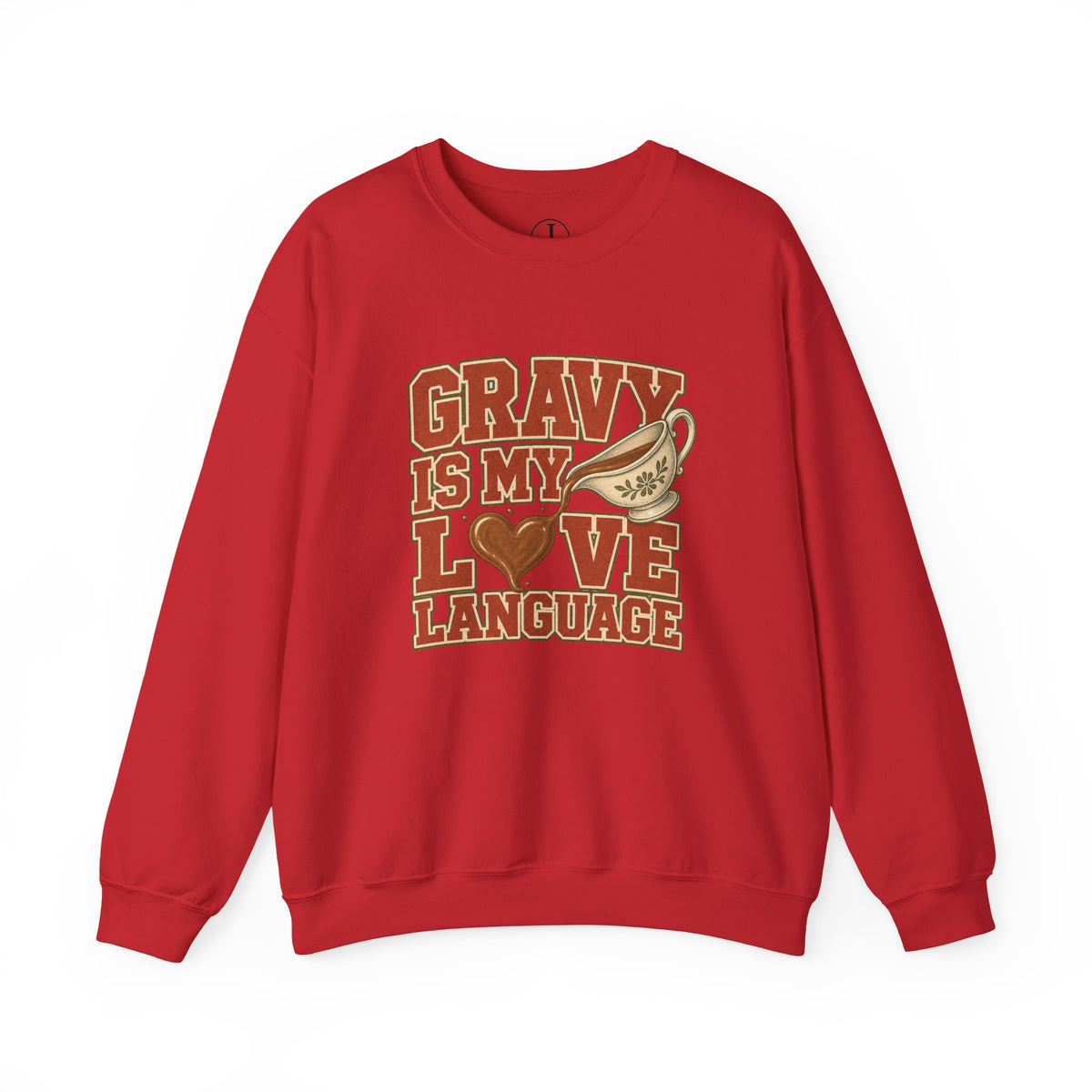 Thanksgiving Sweatshirt – “Gravy Is My Love Language” Crewneck