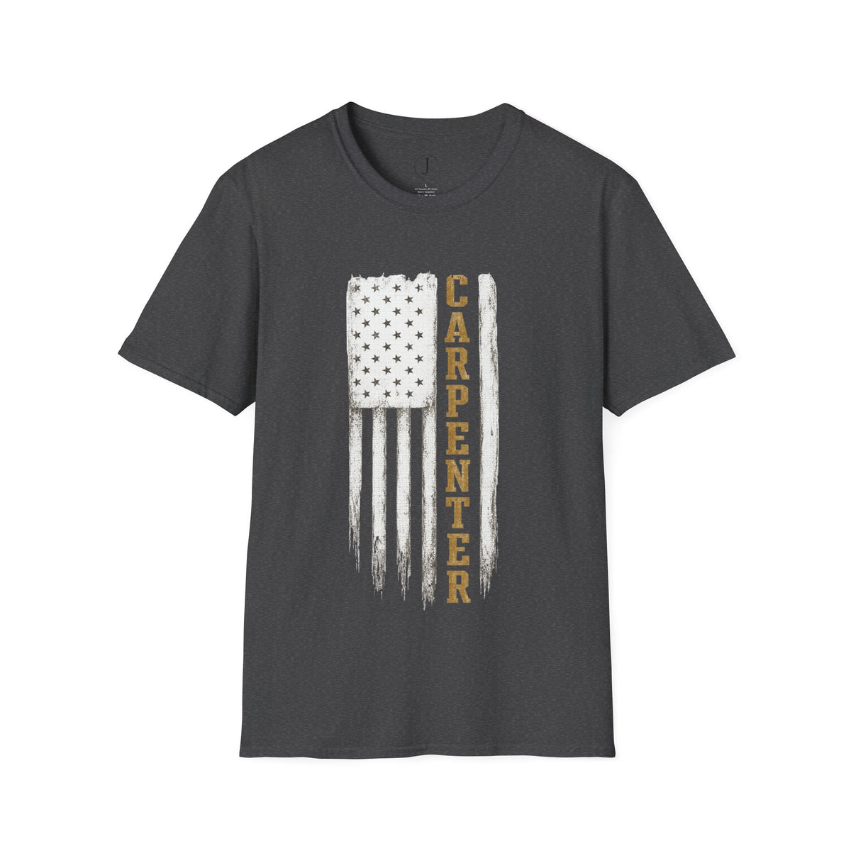 Carpenter American Flag T-Shirt – Patriotic Woodworker & Construction Tee