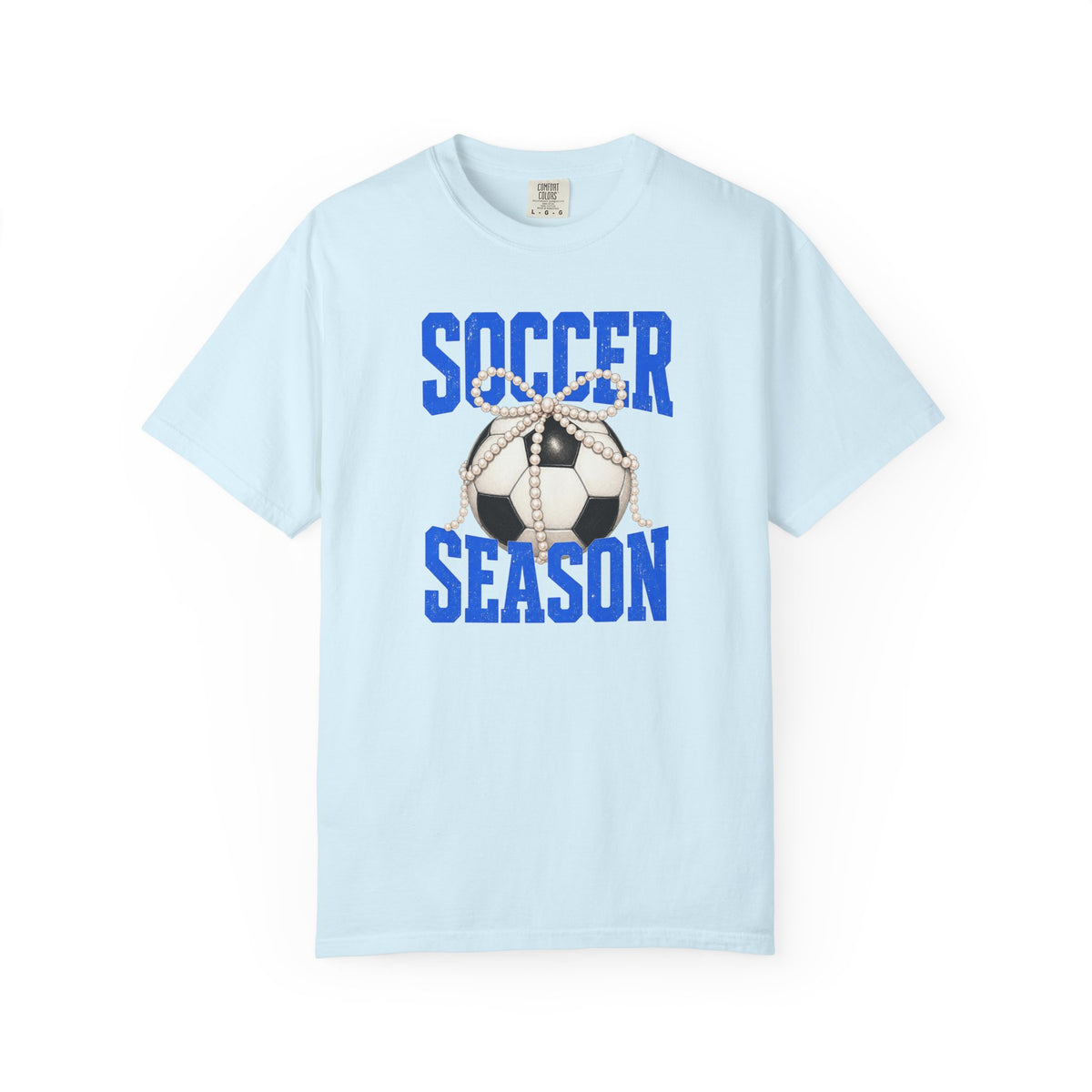 Soccer Season T‑Shirt — Vintage Soccer Ball Graphic - Comfort Colors Tee