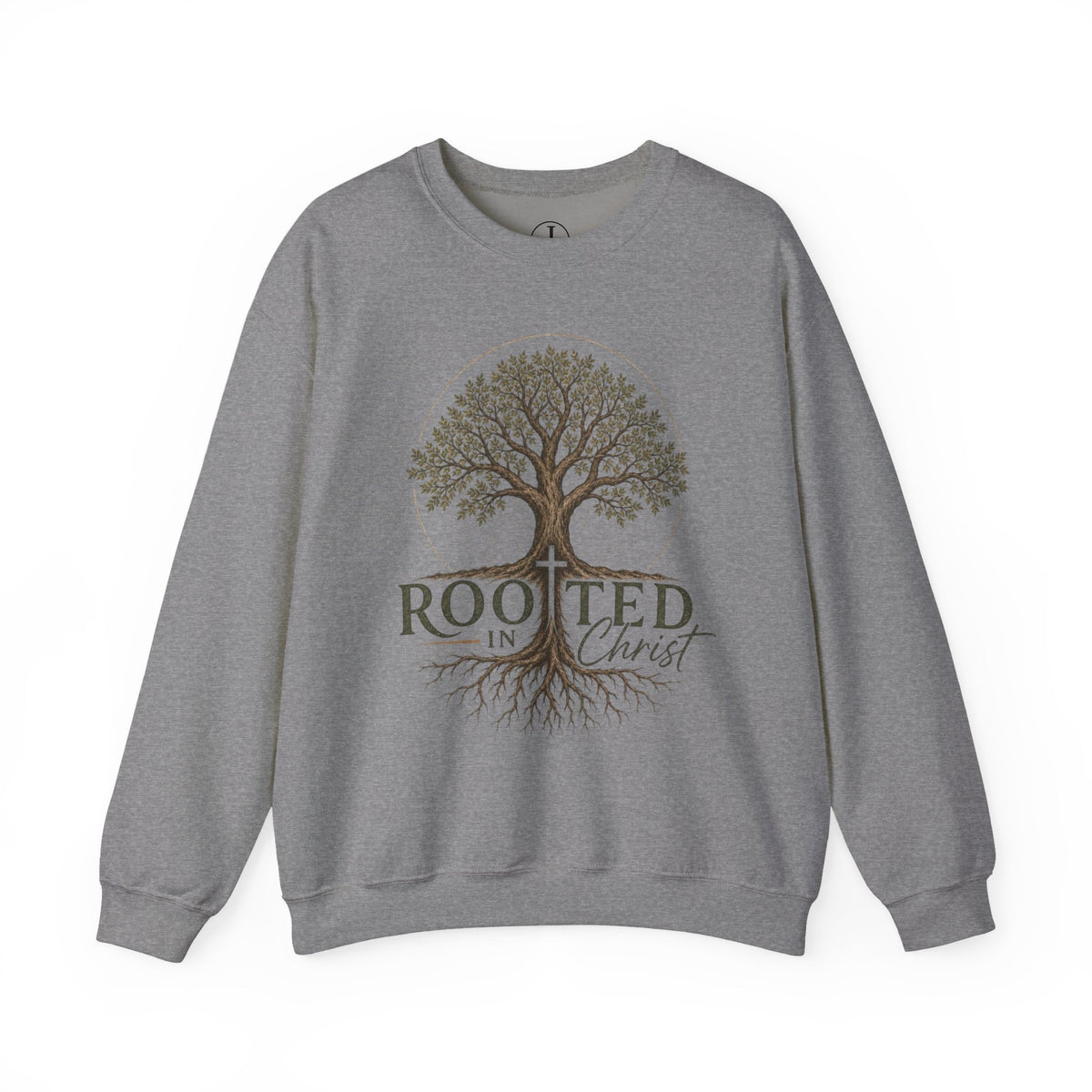 Rooted in Christ Christian Sweatshirt | Women’s Faith Crewneck