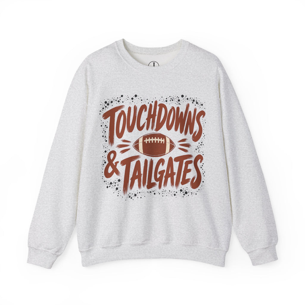 Touchdowns & Tailgates Sweatshirt — Football Game Day Crewneck