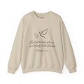 Matthew 6:26 Christian Sweatshirt | Dove Bible Verse Crewneck for Women