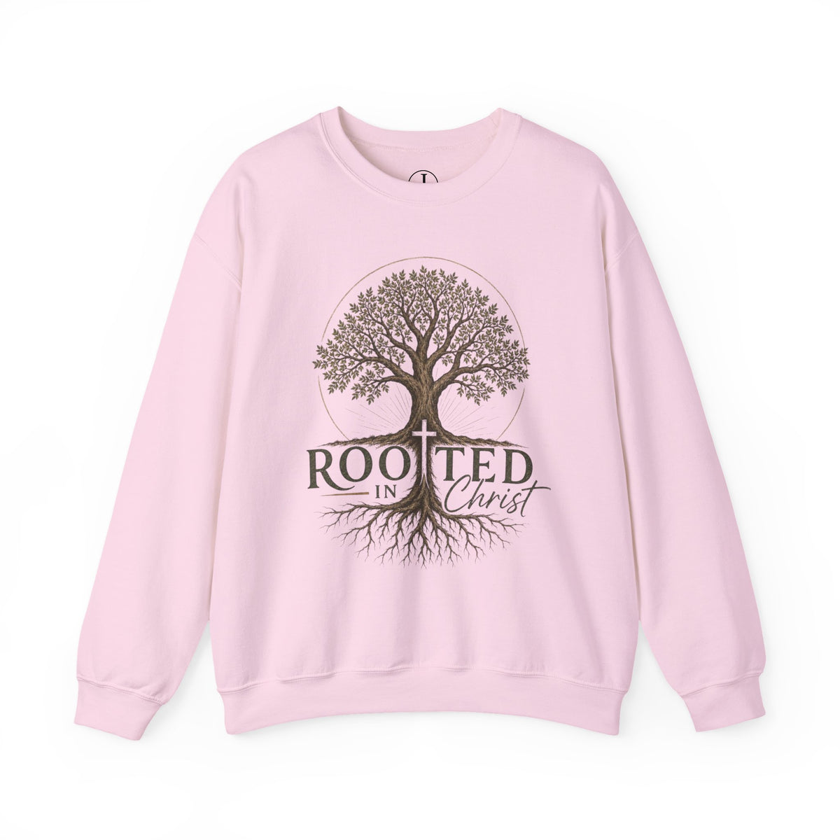 Rooted in Christ Christian Sweatshirt | Women’s Faith Crewneck