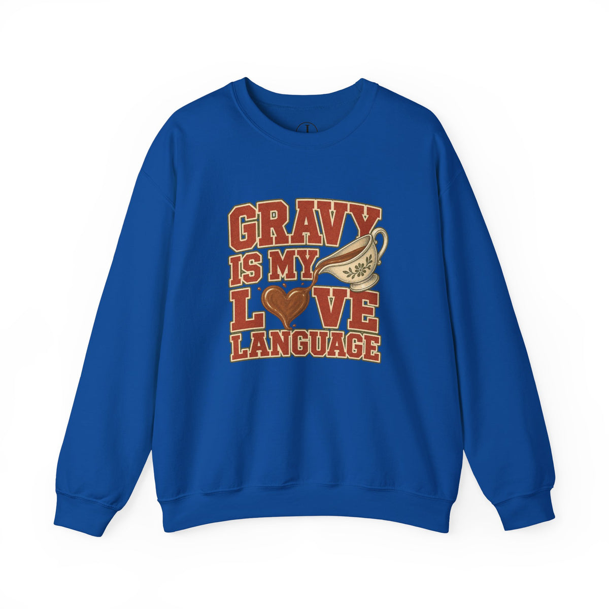 Thanksgiving Sweatshirt – “Gravy Is My Love Language” Crewneck