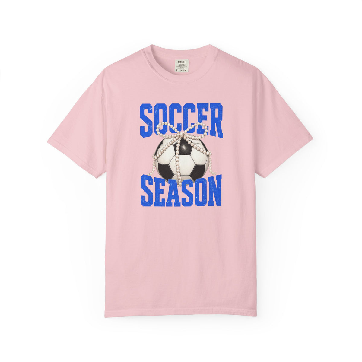 Soccer Season T‑Shirt — Vintage Soccer Ball Graphic - Comfort Colors Tee
