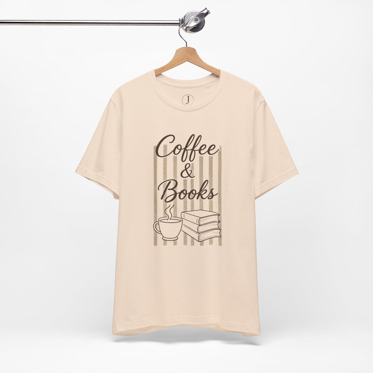 Coffee & Books T-Shirt – Cozy Book Lover Reading Tee