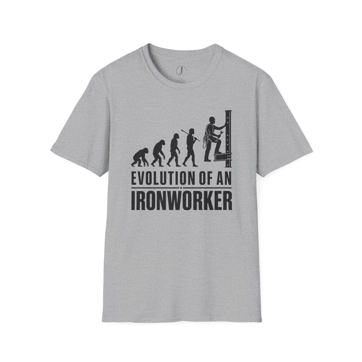 Evolution of an Ironworker T-Shirt – Funny Ironworker & Construction Worker Gift