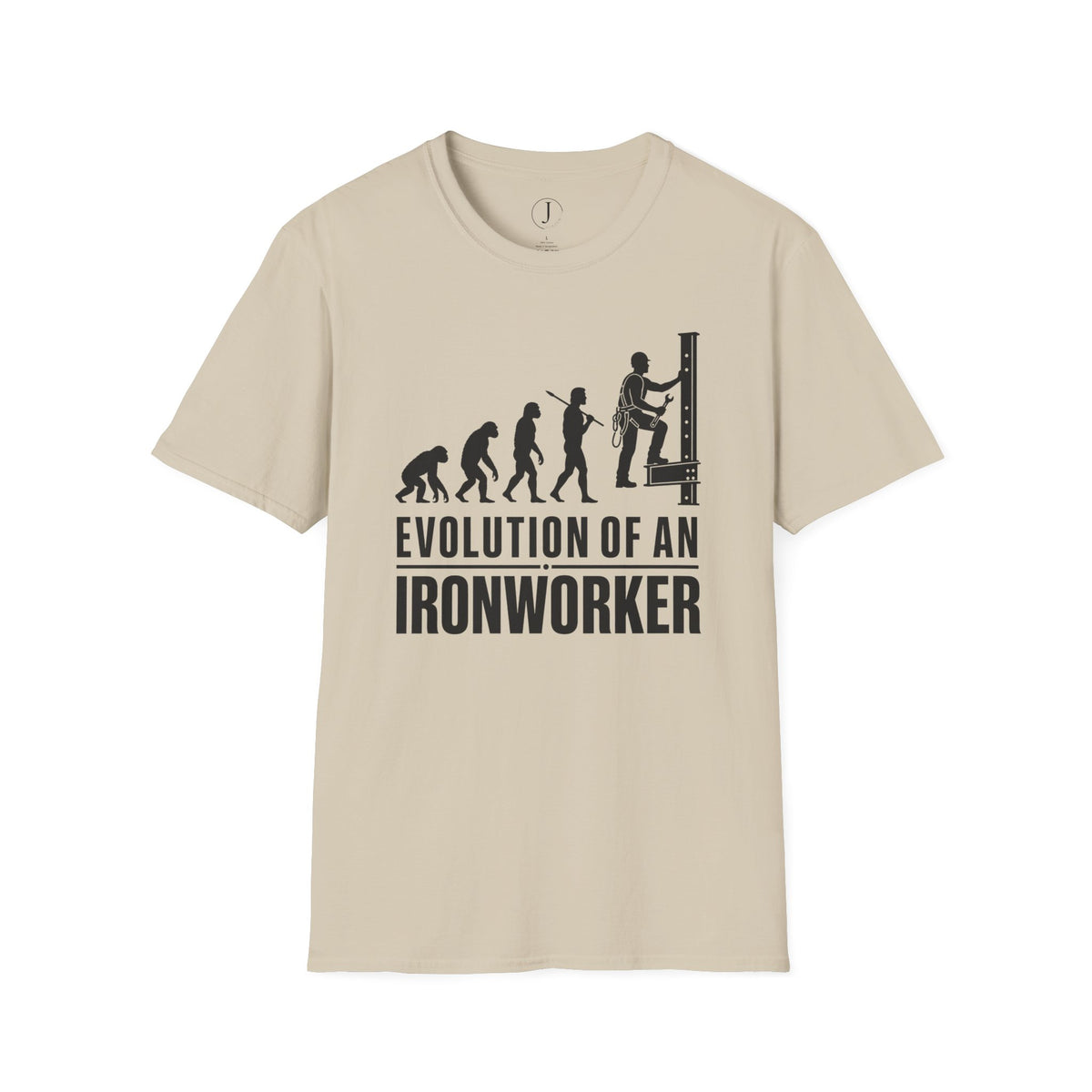 Evolution of an Ironworker T-Shirt – Funny Ironworker & Construction Worker Gift