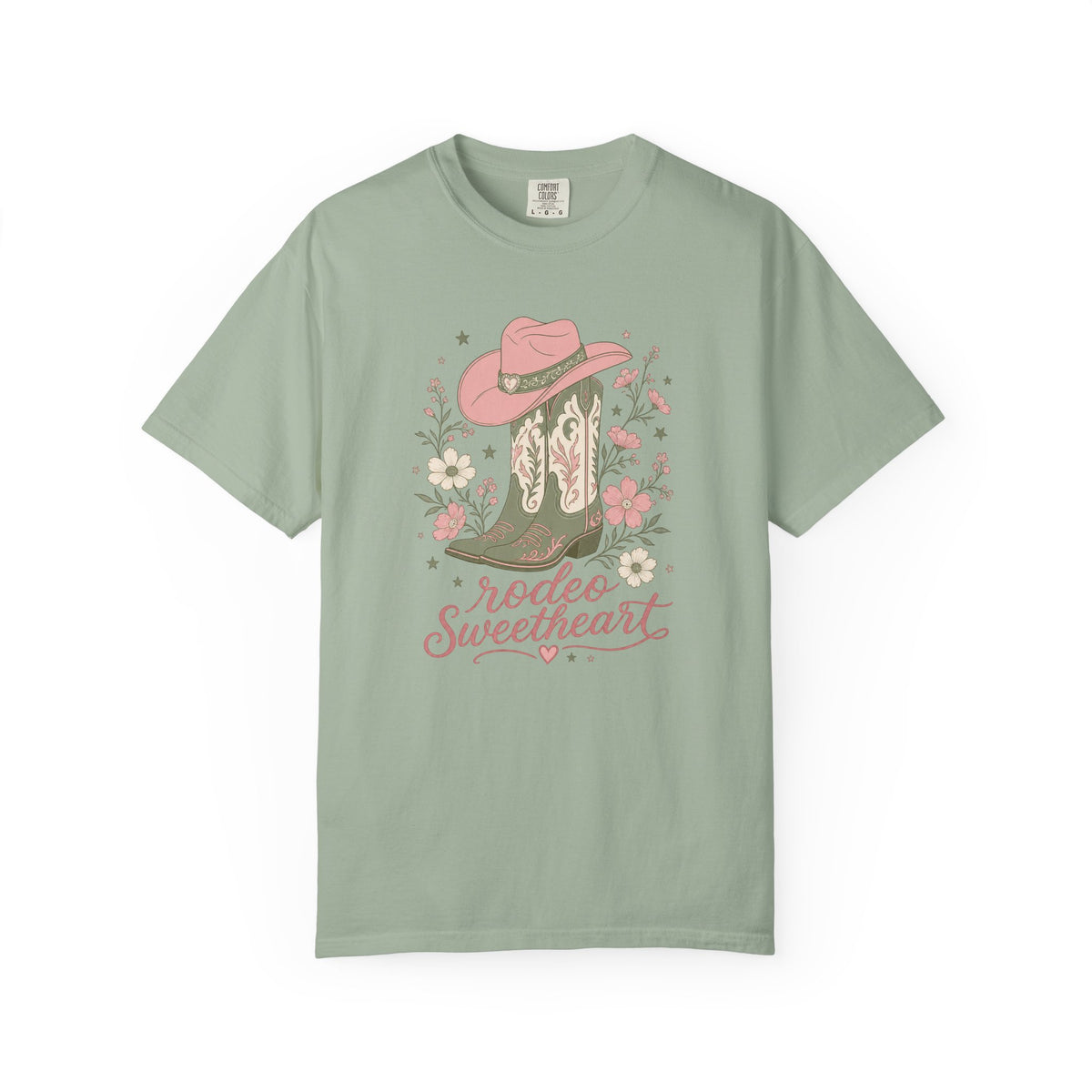 Rodeo Sweetheart Comfort Colors T-Shirt – Western Cowgirl Graphic Tee
