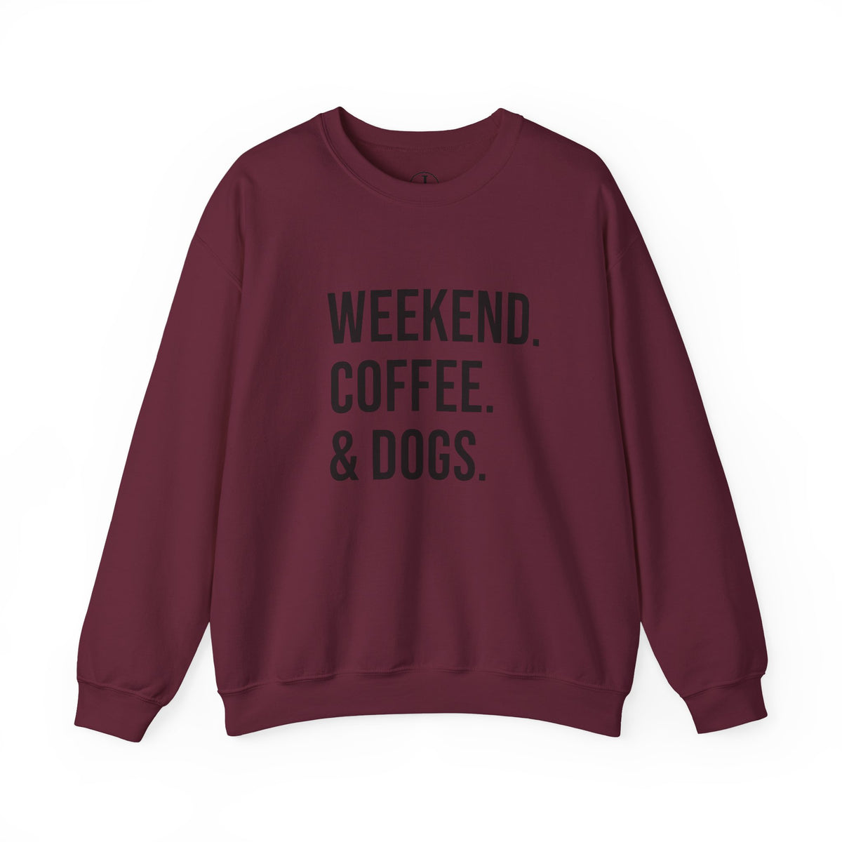 Weekend Coffee & Dogs Sweatshirt | Dog Mom Crewneck | Pet Lover Gift