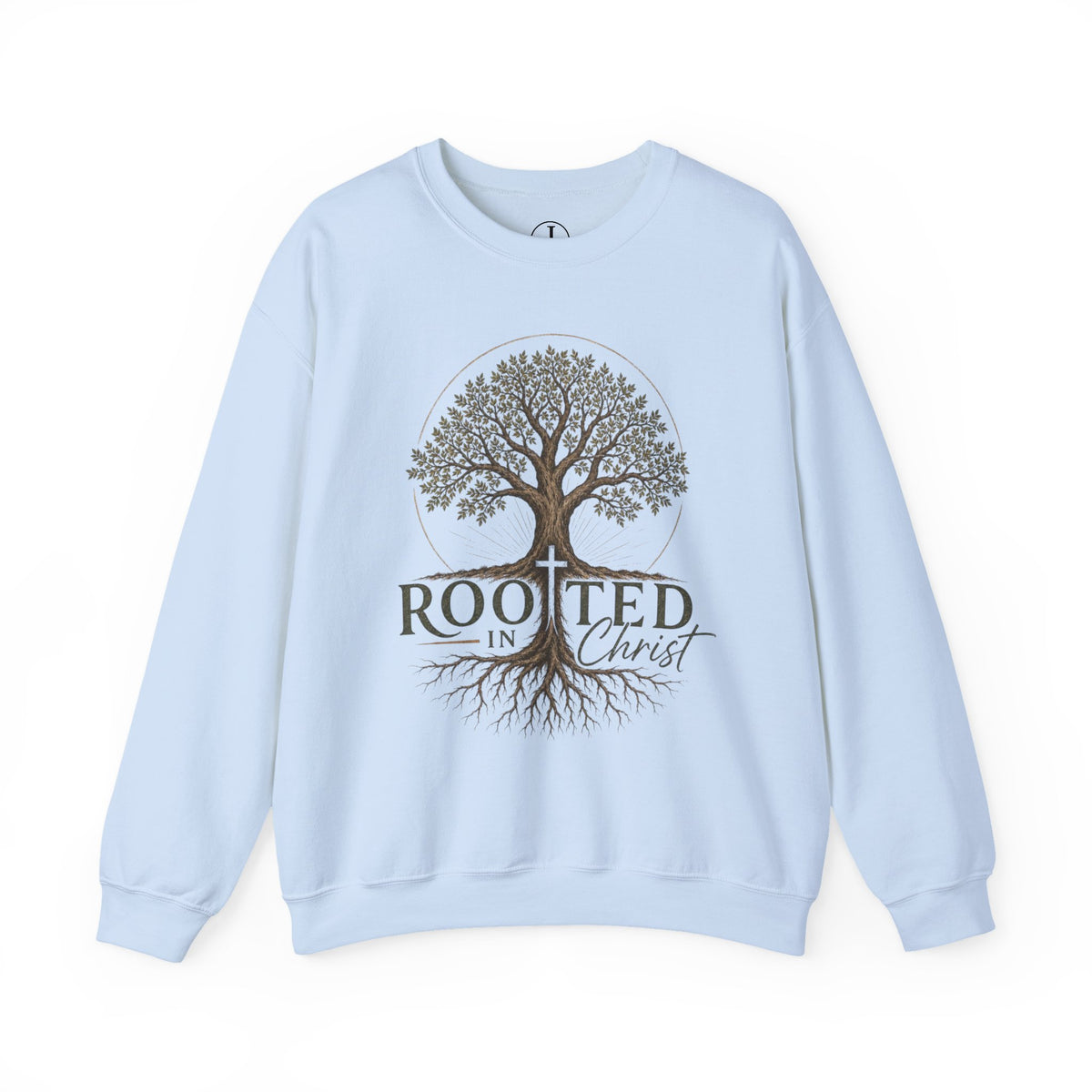 Rooted in Christ Christian Sweatshirt | Women’s Faith Crewneck