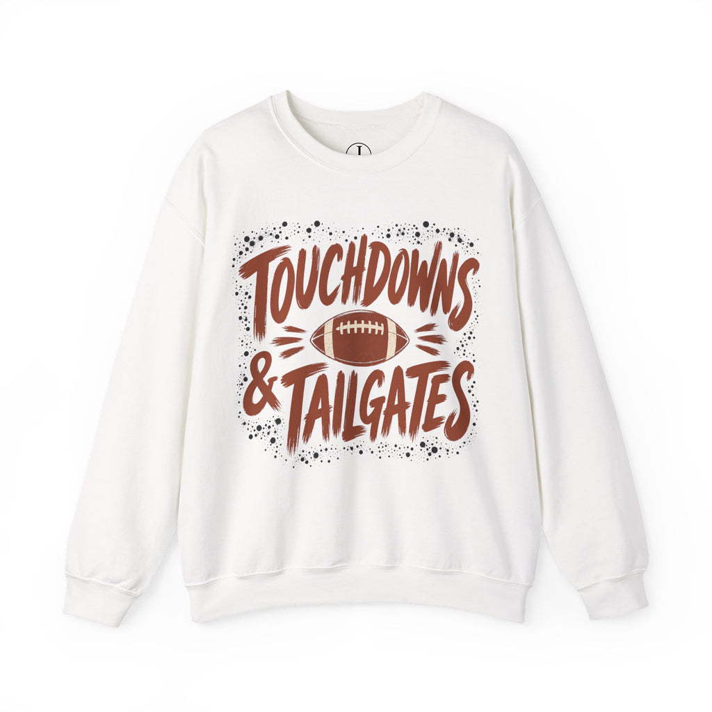 Touchdowns & Tailgates Sweatshirt — Football Game Day Crewneck