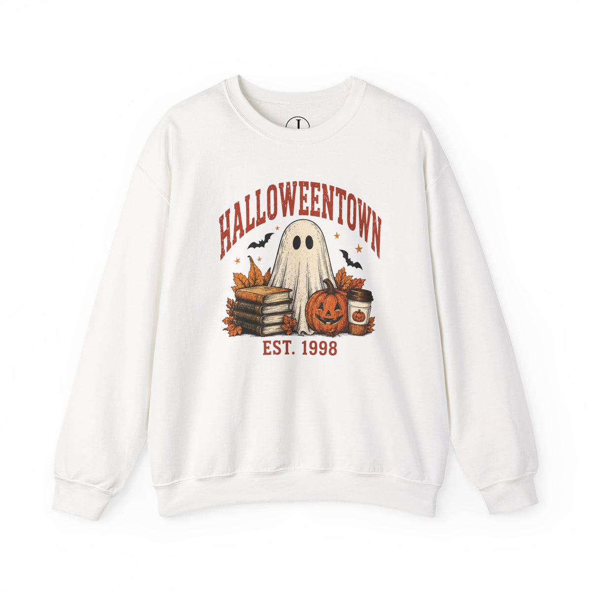 Halloweentown Crewneck Sweatshirt — Cute Ghost Pumpkin Fall Graphic