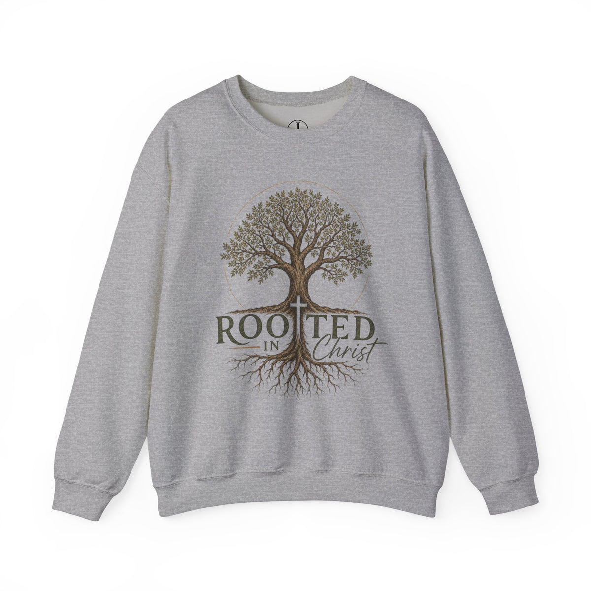 Rooted in Christ Christian Sweatshirt | Women’s Faith Crewneck
