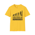 Evolution of an Ironworker T-Shirt – Funny Ironworker & Construction Worker Gift
